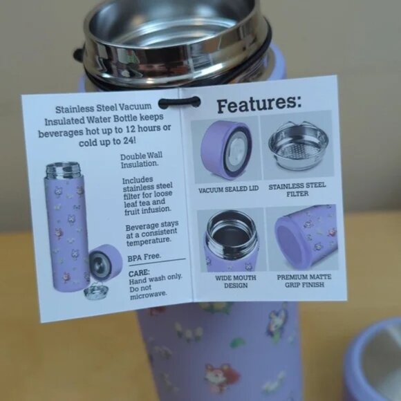 Animal Crossing Stainless Steel Water Bottle Brand new - Picture 12 of 16